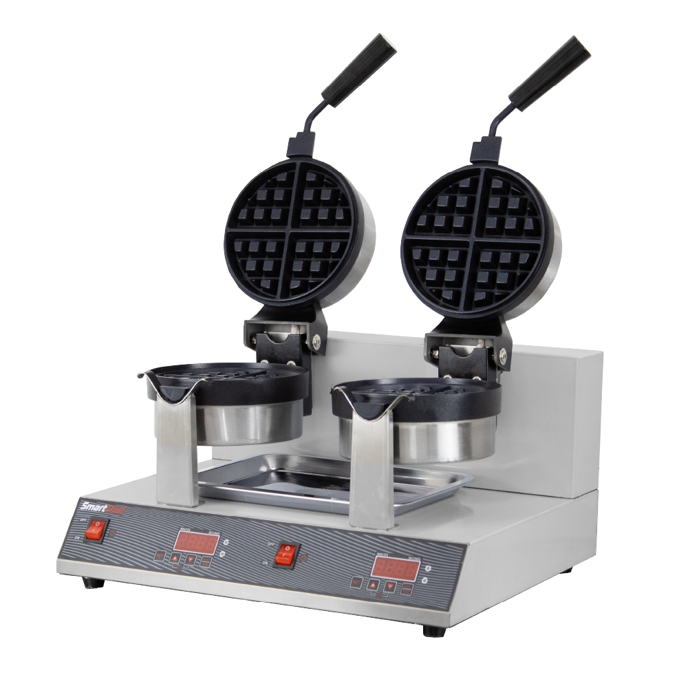 Waffle Baker – Double Round Rotating