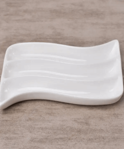 Sauce Platter - 3 Division Curved