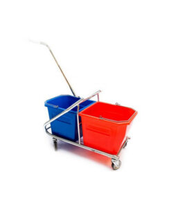 TROLLEY WETROK DOUBLE BUCKET – FRAME ONLY (GALVANISED WITH CASTORS) ***EXCLUDING BUCKETS*** OR HANDLE WETROK TROLLEY (GALVANISED)