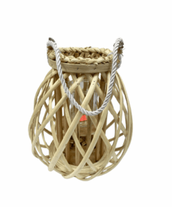 Candle Holder - Wicker 30cm