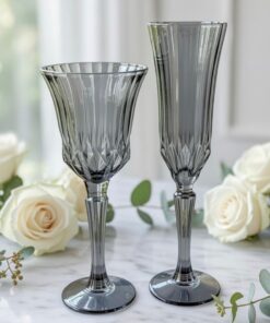 Drinkware - Windsor Glasses - Smoke Grey