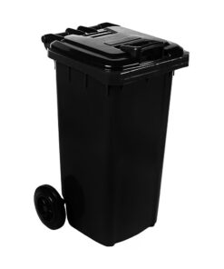 Wheelie Bin 120L Recycled (Non-SABS)- Black