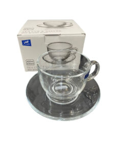Tea Cups and Saucers - High Quality Glass