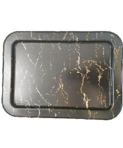 Serving Tray - Black Metal