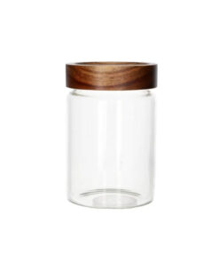 Glass Jars - Borosilicate & Acacia Wood Lid