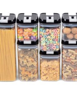 Canister Sets- 7 Pieces Air Tight Food Storage Containers