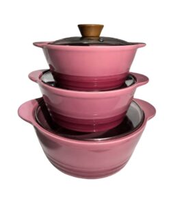 Gradient Casserole Pot Set - 3Pc