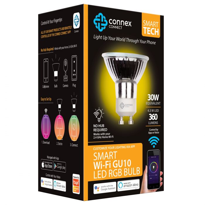 Connex - Smart GU10 Down Light 4.5W RGB