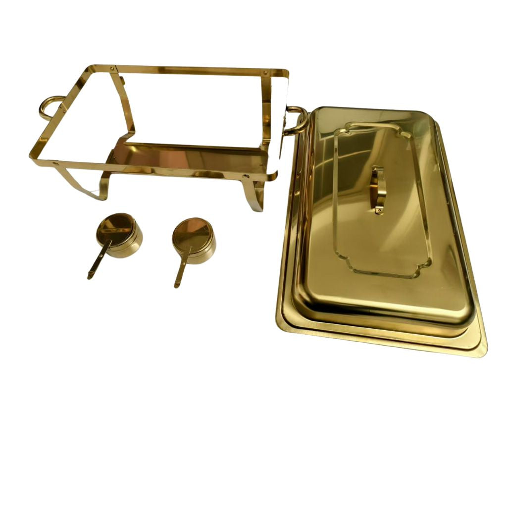 Chafing Dish - Gold Rectangle - Image 2