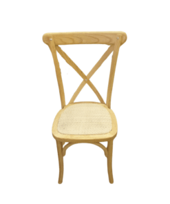 Cross Back Chairs - Wood