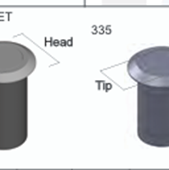 DIRT SOCKET 12mm NYL BODY 25mm HEAD PSS and  DIRT SOCKET 16mm NYL BODY 32mm HEAD PSS