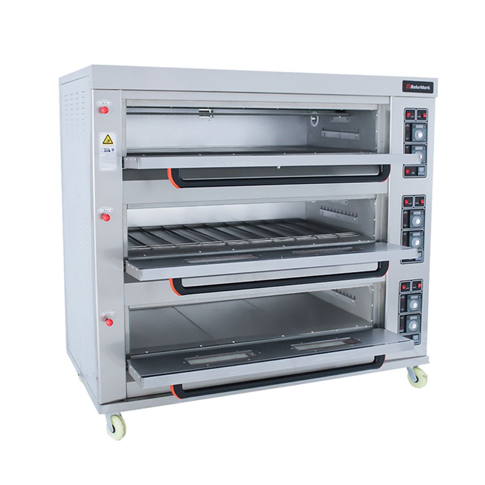 Triple Deck Gas Oven – 3 Trays Per Deck (9) - Image 2