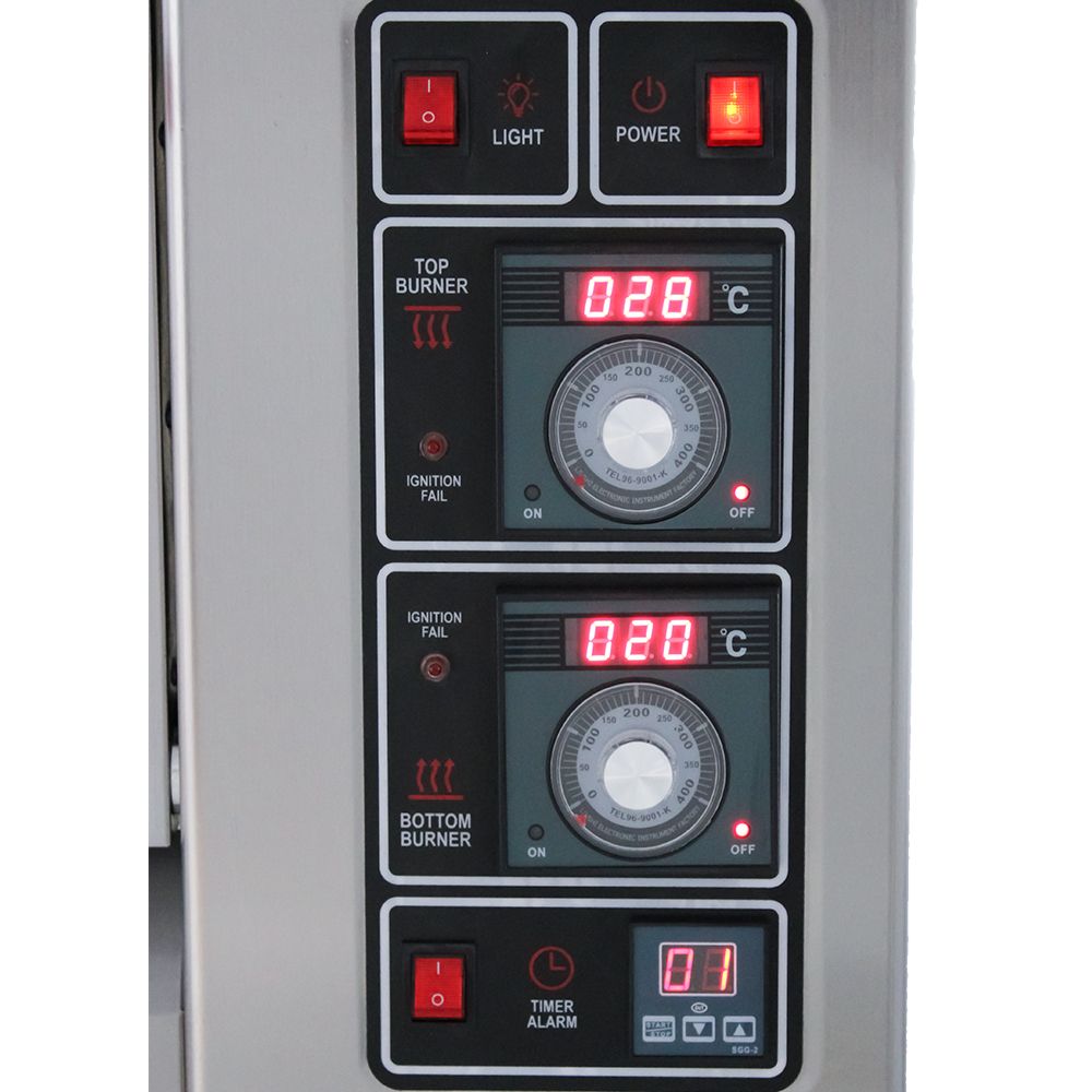 Double Deck Gas Oven – 1 Tray Per Deck (2) - Image 5