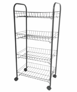 Storage Cart - Fruit and Veggies Black