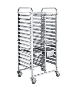 Stainless Steel Rack Trolley – 16 Tier