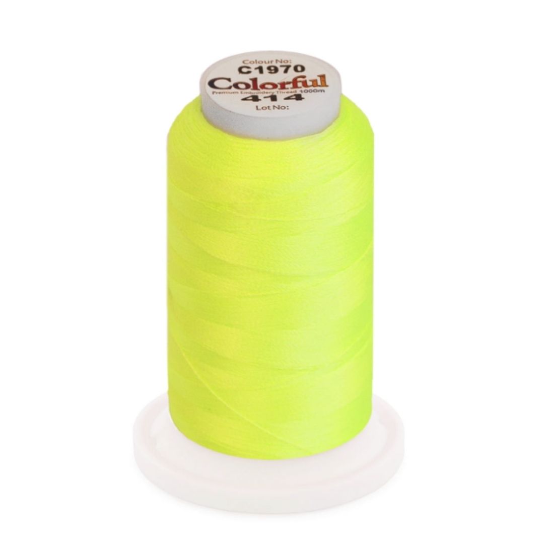 Embroidery Threads - Neon - 1000m - Image 3