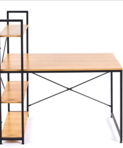 Oslo Office Desk with Side Storage Shelves
