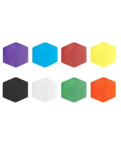 PEDAL BIN STICKER RED, ORANGE, GREEN, PURPLE, BLUE, YELLOW, WHITE AND BLACK