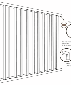Steel Core for Pergola Laminated Beams
