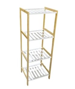 4 Tier Bamboo Storage Rack 35.2cm