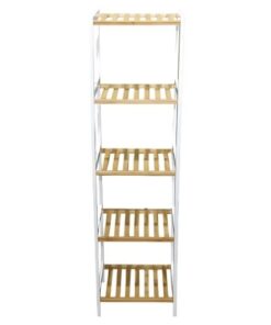 5 Tier Bamboo Storage Rack 130cm