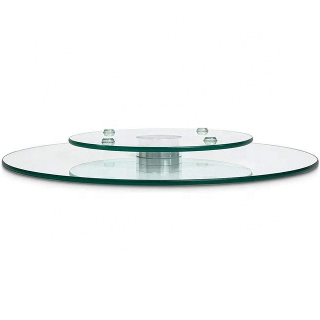 Lazy Susan Turntable - 32cm Tempered Glass - Image 3