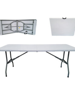 6 Seater Folding Rectangular Trestle Table - Heavy Duty 13KG
