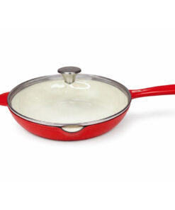 Cast Iron Frypan with Glass Lid - 27cm