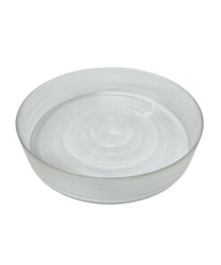 Halo Reeded Glass Bowl