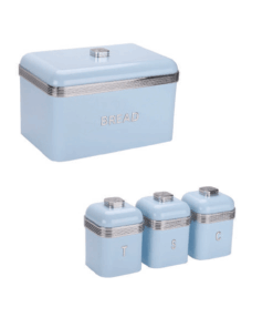 Bread Bin & Canister Set - Retro Series