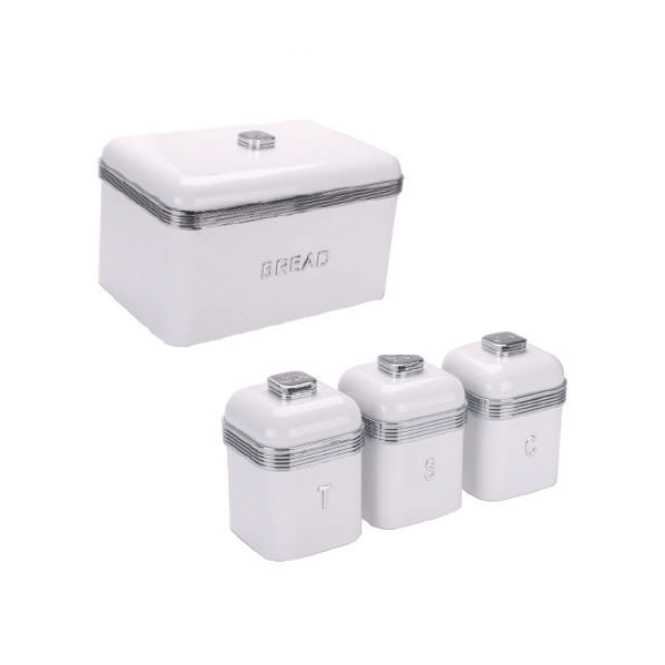 Bread Bin & Canister Set - Retro Series - Image 5