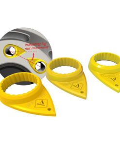 WHEEL NUT INDICATORS 30mm (Yellow), 32mm (Yellow) and 33mm (Yellow) – (Packs of 100)