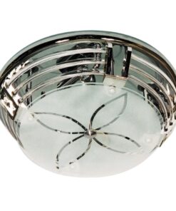 Ceiling Light - Perspex Ring with Frosted Glass