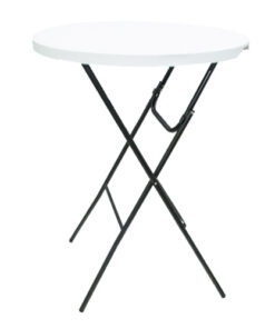 Cocktail Table - Heavy-duty Plastic Top - Trestle