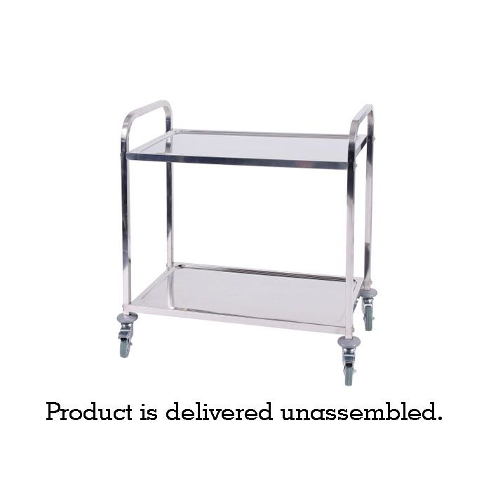 Stainless Steel Tea Trolley – 2 Tier