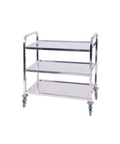 Stainless Steel Tea Trolley – 3 Tier